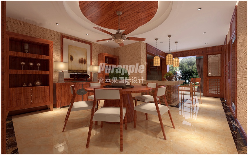 东南亚风格别墅装修效果图