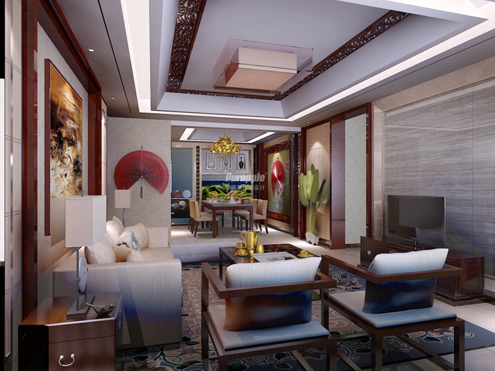 东南亚风格别墅装修效果图