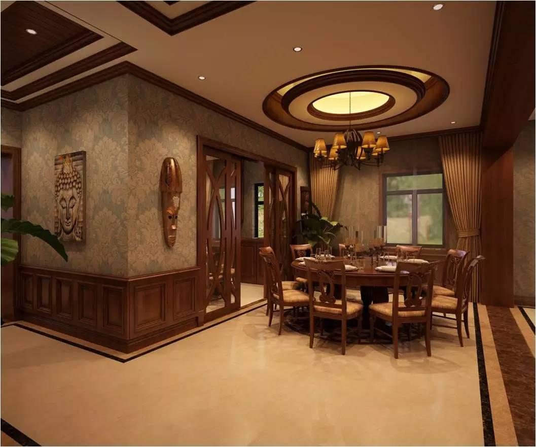 别墅餐厅装修效果图