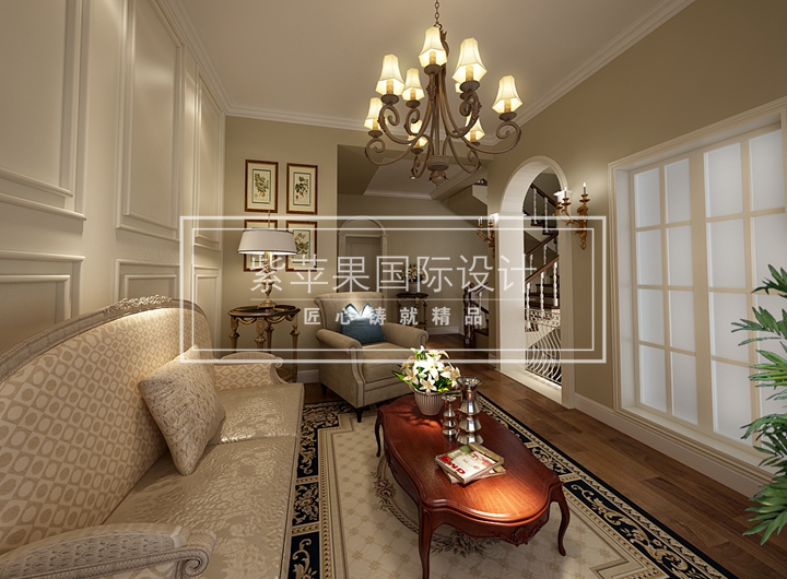 紫苹果别墅装修