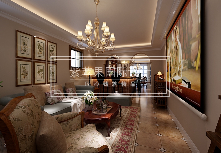 紫苹果别墅装修