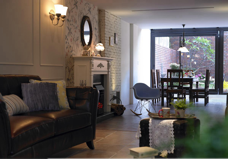 100平米户型客厅装修效果图