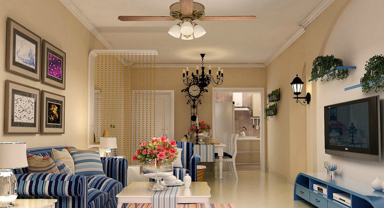 100平米地中海风格装饰效果图