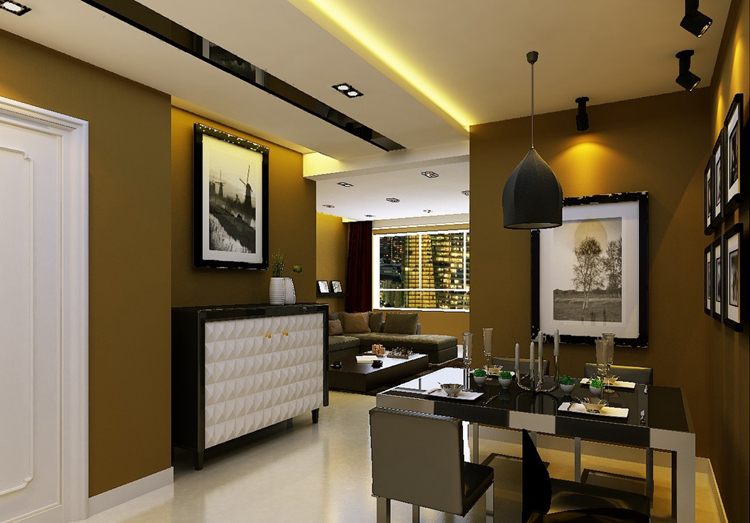 一百多平三室一厅装饰效果图