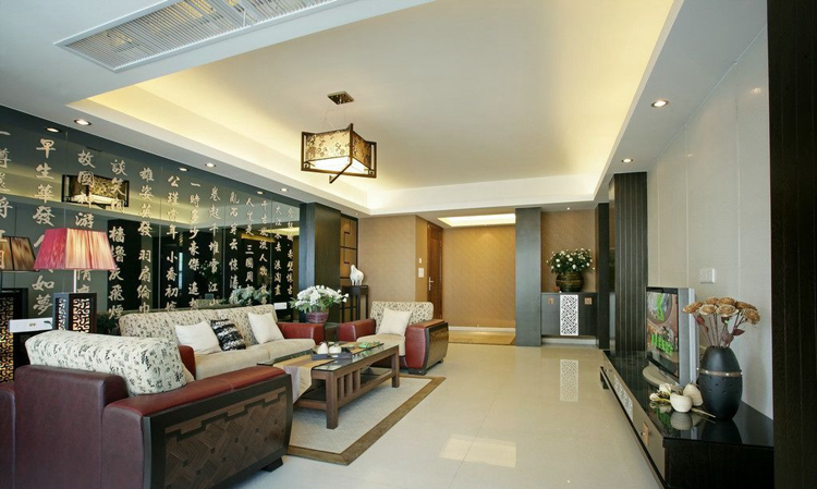 一百多平三室一厅装饰效果图