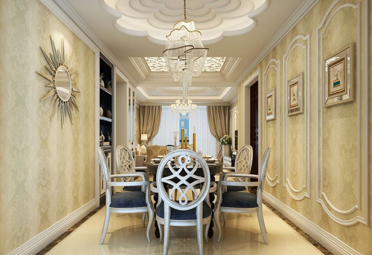 一百多平三室一厅装饰效果图