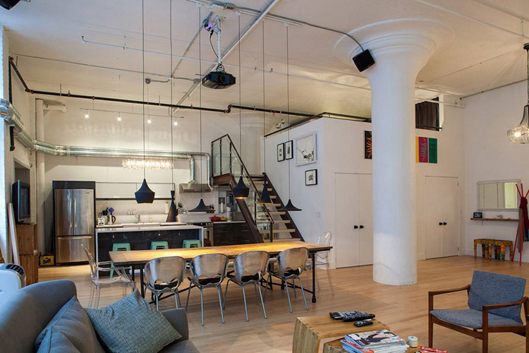 100平米工业风装修效果图