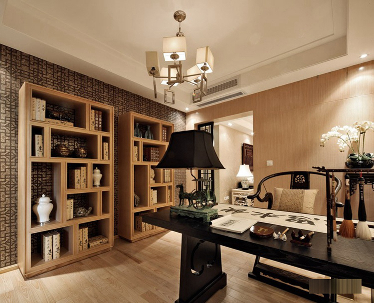 200多平别墅装修中式效果图