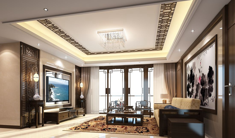 200多平别墅新古典装修效果图